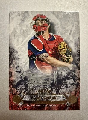 Topps Tier One Breakout 2016 tinta plateada automática 7/10 Blake Swihart Auto Red Sox Foto 1 de 2