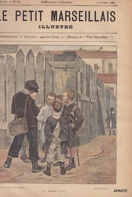 Le Petit Marseillais Illustré Première année 1889 journal provence - Photo 1/4