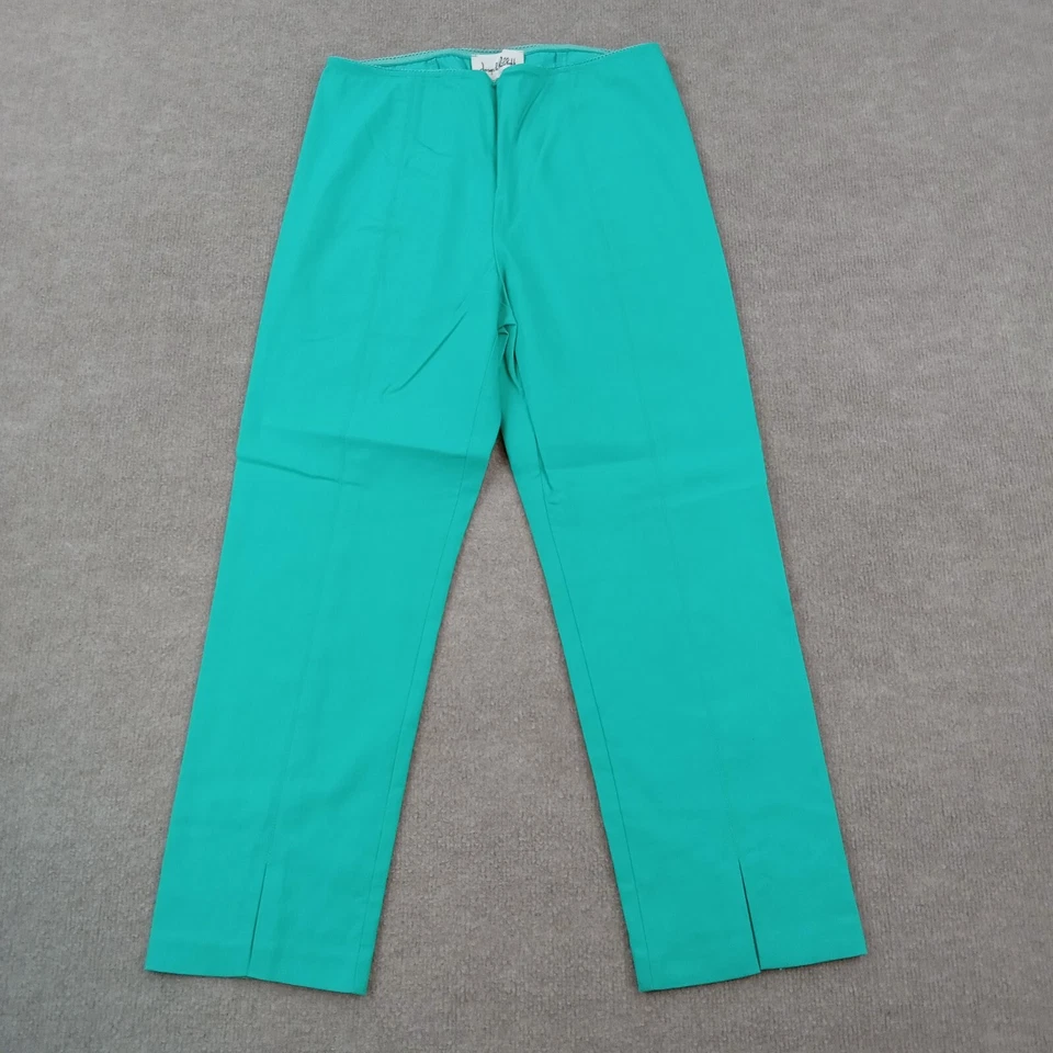 Pantalones Joseph Ribkoff Mujer 10 Verde Pierna Recta Cónica Tobillo Cremallera Oficina Foto 1 de 4