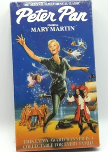 PETER PAN MUSICAL MARY MARTIN VHS SEALED 1990 - Picture 1 of 2