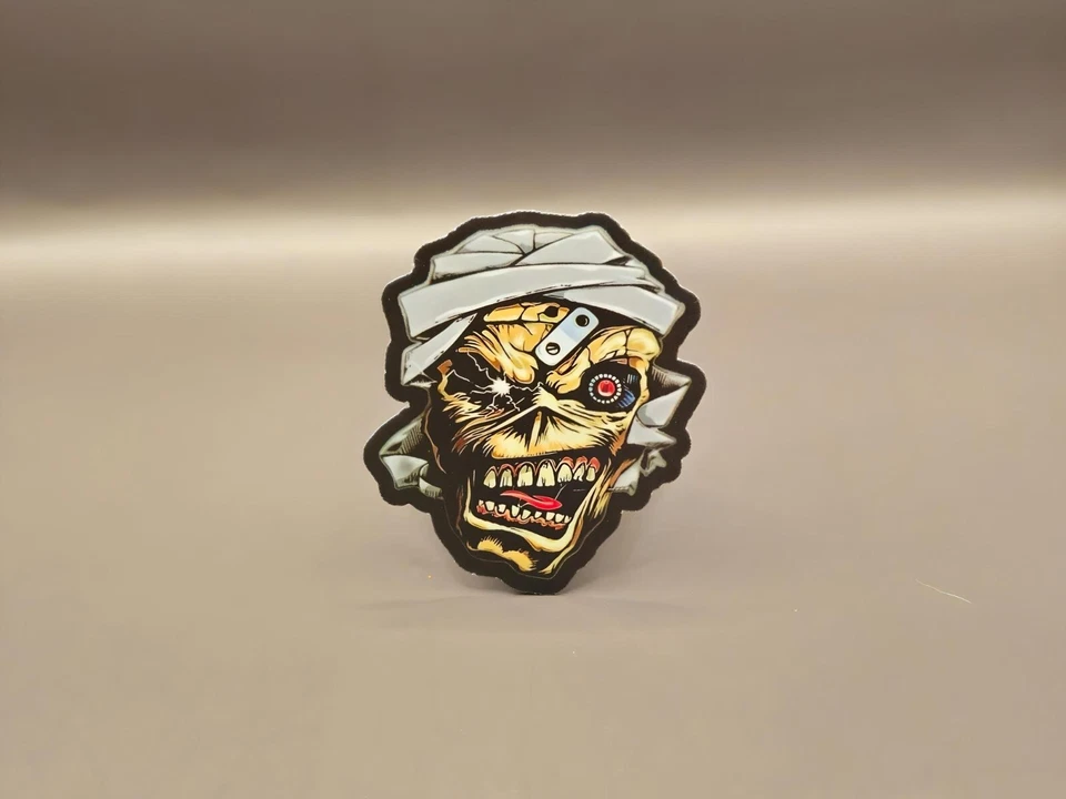 Pegatinas de vinilo Iron Maiden Up The Irons música heavy metal Eddie The Head Rock Foto 1 de 1