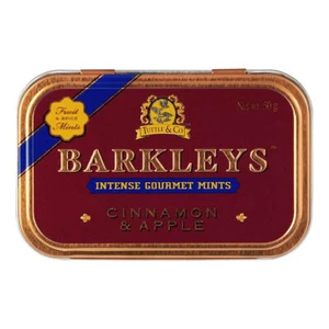 Barkleys Pastillen Tin Cinnamon und Apfel in einer Metalldose 50g - Picture 1 of 1