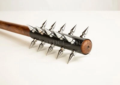 Mazza medievale 30" mazza mortale a punta SOLIDA - Immagine 1 di 4