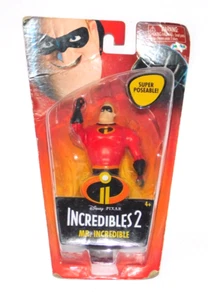 Disney Incredibles 2 Mr. Incredible Super Poseable 3 inch Figurine Shelf wear - Picture 1 of 4