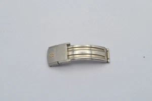Eterna Steel Bracelet Folding Clasp 15MM Deployment Clasp Steel - Picture 1 of 2