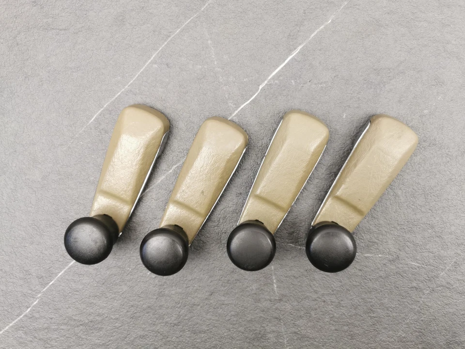 Mercedes Benz W123 W124 W201 manivela ventana cromo gris juego de 4 nr2 Foto 1 de 4