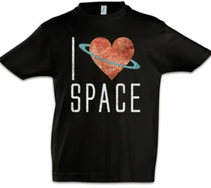 I Love Space Boys T-Shirt Astronaut Planets Cosmos Fun Geek Nerd Astronomer - Picture 1 of 1