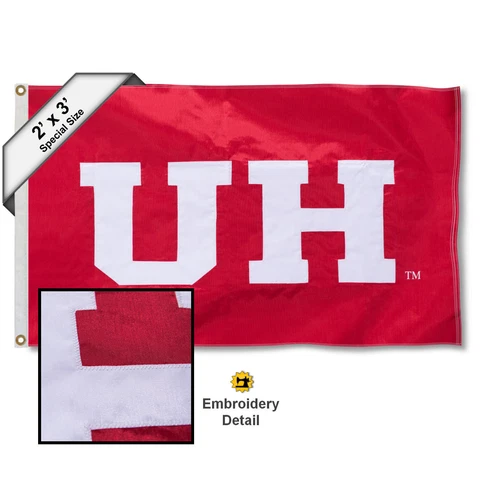 University of Houston Cougars 2'x3' Nylon Flag Cover