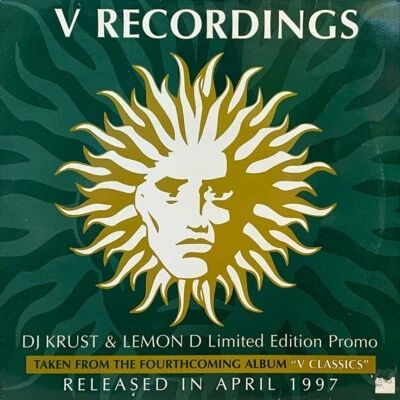 RARE 1997 - DJ Krust and Lemon D - V Recordings - Promo Drum and Bass Jungle HOT - Imagem 1 de 2