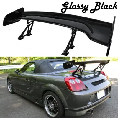 47" GT-Style Black Glossy Rear Trunk Racing Spoiler Wing For TOYOTA MR2 SPYDER Foto 1 de 4
