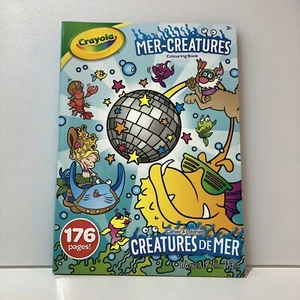 Posten 8 Crayola MER-CREATURES Malbücher 176 Seiten Neu - Bild 1 von 3