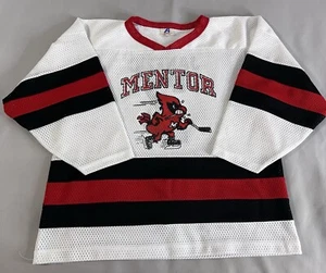 Vintage Athletic International Hockey Jersey Athletic Athletic Sz Large Mentor - Picture 1 of 7