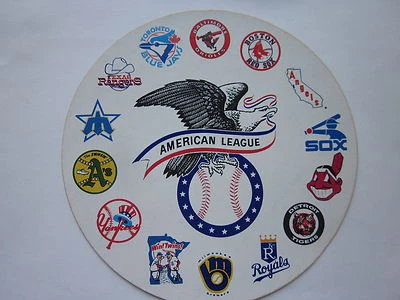 American League Baseball MLB 5.25" Round Sticker - Image 1 of 4