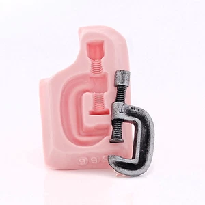 Silicone C Clamp Mold Flexible Food Safe Mold Fondant Craft Resin Clay (566) - Picture 1 of 7