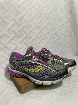 Zapato para correr Saucony Omni 12 para mujer talla 7 ciruela púrpura gris 10206-2 para caminar Foto 1 de 4