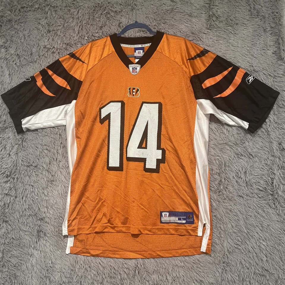 Camiseta deportiva grande de los Cincinnati Bengals Dalton para hombre Reebok naranja Foto 1 de 4