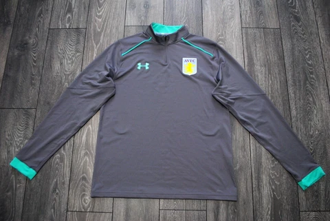 ASTON VILLA UNDER ARMOR ENGLAND 2016-17 FOOTBALL TRACK TOP JACKET LONGSLEEVE XL Cover