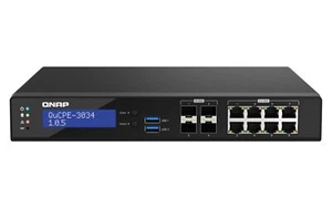 QNAP QuCPE-3034-C3758R-16G Intel Atom C3758R 8x2.5GbE RJ45 ports and 4x10GbE SFP - Bild 1 von 6