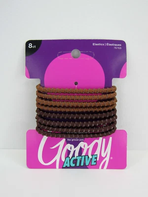 Paquete de 8 corbatas elásticas Goody Brown 76769 Foto 1 de 3