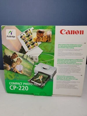 Canon CP-220 Compact Photo Print Full Digital Printer USB New Open box neverUsed - Image 1 of 4