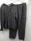 Nike Mens Gray Heather Hooded Two-Piece Jogging Tracksuit Set Size XXL