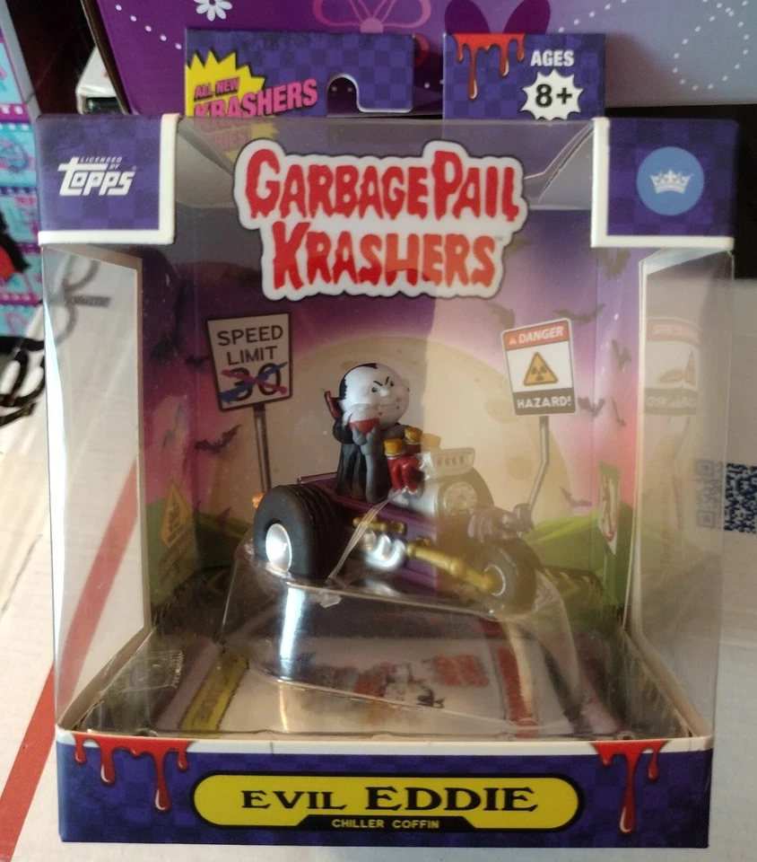 Garbage Pail KRASHERS Evil Eddie & Blasted Billy Collectible Vehicles Topps