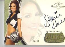 2011 Benchwarmer Stacie Hall Gold Foil  Autograph 42/50