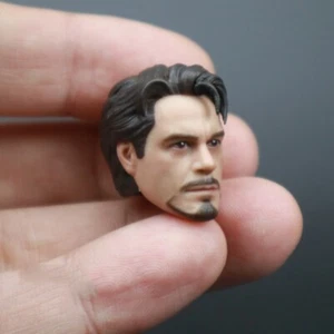1/12  Man Tony Head Carving Mk2 Head Model For 12'' Male Action Figure Doll - Picture 1 of 3