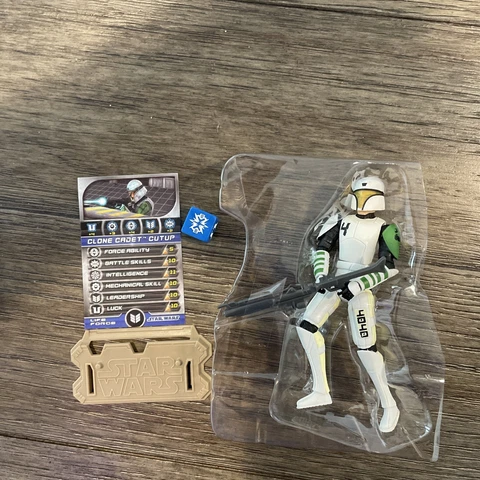 Star Wars CLONE CADET CUTUP 3.75" Figure CW Defend Kamino Republic Troopers Cover