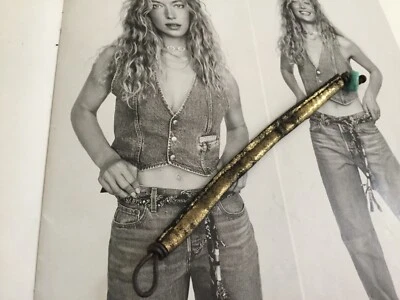 Pulsera envolvente artesanal de cuero dorado metálico y turquesa: ¡nueva sin etiquetas! Foto 1 de 4