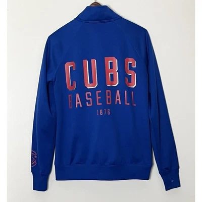 Chaqueta de Pista ROSA Chicago Cubs Para Mujer Mediana Azul Real MLB Béisbol Atletismo Foto 1 de 4