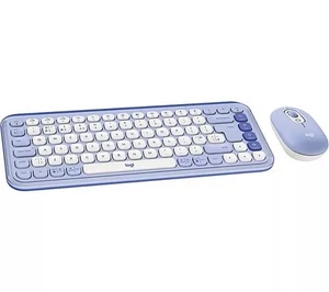 LOGITECH Pop Icon Combo Wireless Keyboard & Mouse Set - Orange - Picture 1 of 10