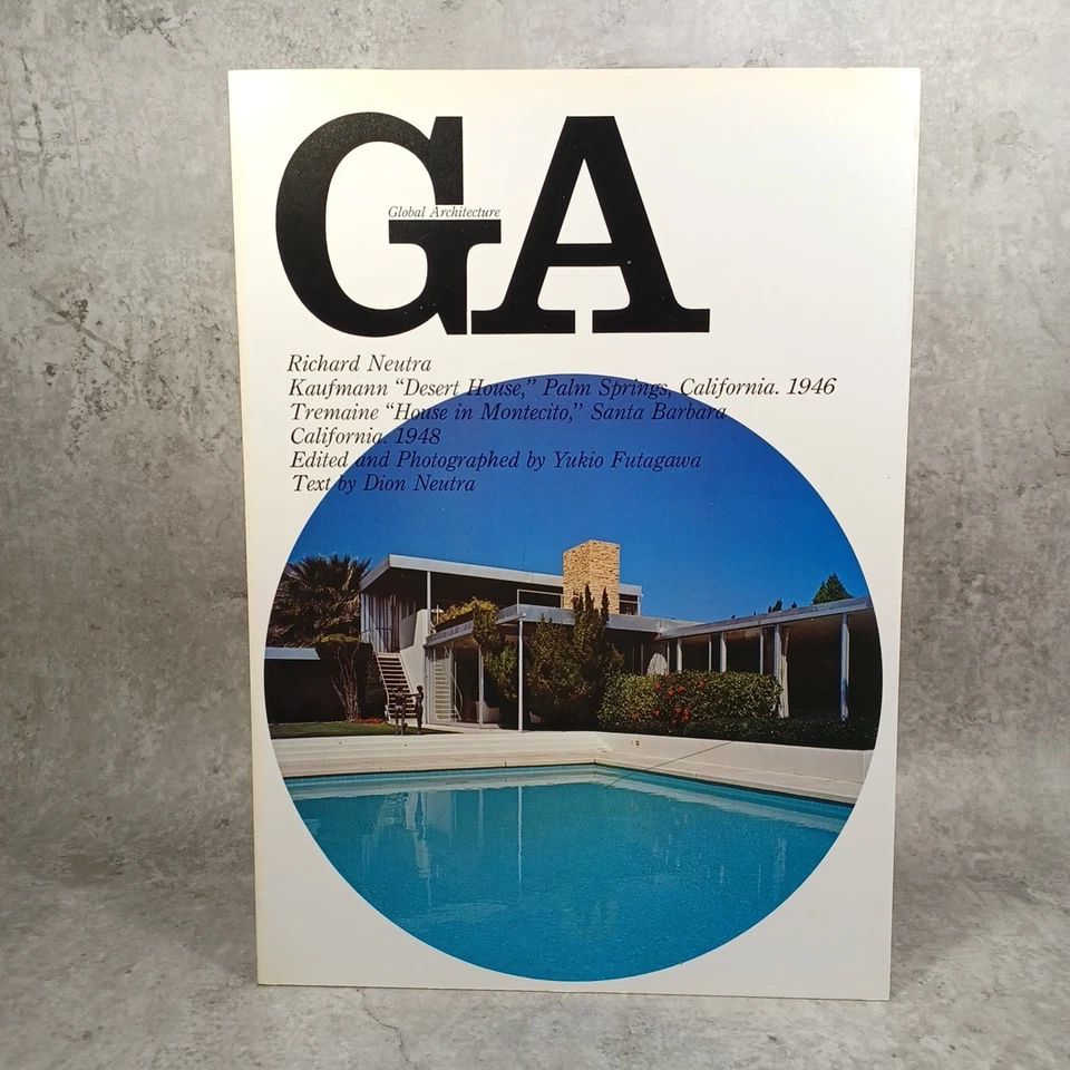 GA  8:Richard Neutra Kaufmann Desert House House: Global Architecture - Image 1 of 4
