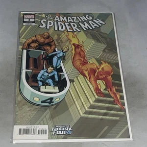 AMAZING SPIDER-MAN #4 LGY #805 RETURN OF FANTASTIC FOUR VARIANT COVER 2018 - Picture 1 of 1