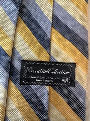 Галстук Tom James Executive Collection 100% шелк - Изображение 1 из 3