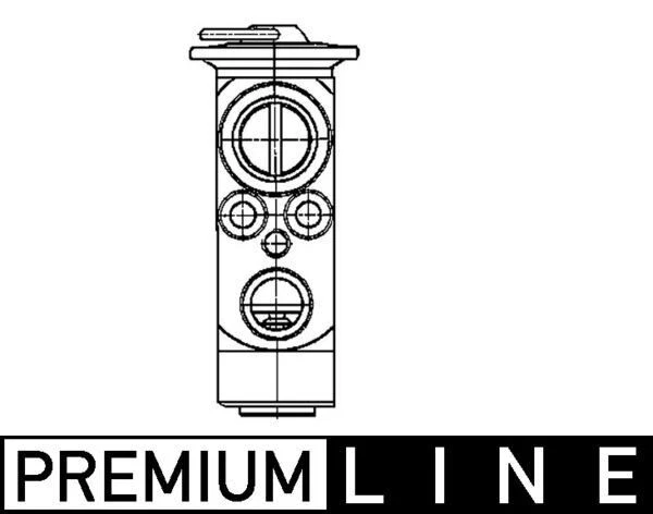 MAHLE AVE100000P Air Conditioning Expansion Valve Fits Maybach Mercedes-Benz