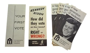 Vintage Lot of JOHN F. KENNEDY Presidential Democratic Pamplets - Picture 1 of 3