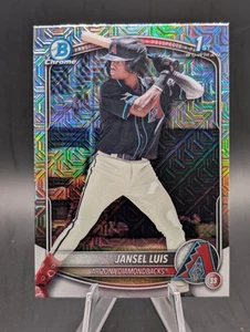 2025 Bowman Chrome Jansel Luis 1st Mojo Refractor BCP-84 Diamondbacks - Picture 1 of 2