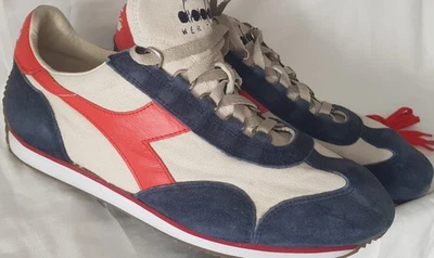 DIADORA HERITAGE EQUIPE STONE WASH 12 C5788 GRAY BLUE DENIM Gr 9 9.5 43 27,5 OVP - Bild 1 von 4