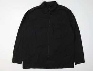 H&M Men's Black Zip Jacket XL Casual - Picture 1 of 12
