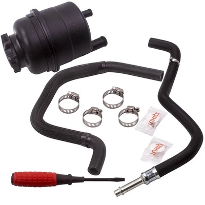 Power Steering Reservoir and Hose Kit For BMW E39 M52 B25 B28 525i 528i 530i - Image 1 of 4
