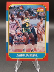 1986-87 Fleer Set-Break # 72 Xavier Mcdaniel - Picture 1 of 2