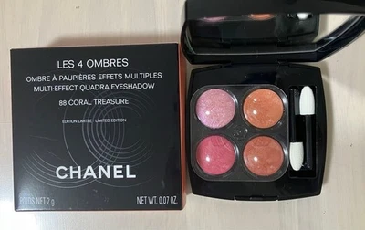 CHANEL Les 4 Ombres 88 Coral Treasure Eyeshadow Quad 2024 Spring Limited Edition - Image 1 of 4