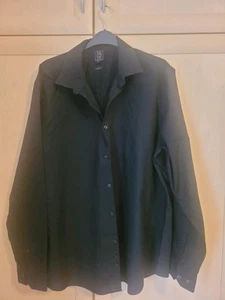 Mens 17.5 Taylor&Wright Black Shirt - Picture 1 of 2