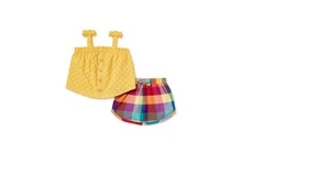 Wonder Nation Girl's Tank Top and Shorts Set,Size 5T - Picture 1 of 1