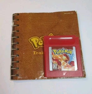 Pokémon: Red Version (Nintendo Game Boy, 1999) Original W/ Manual Trainers Guide - Picture 1 of 6