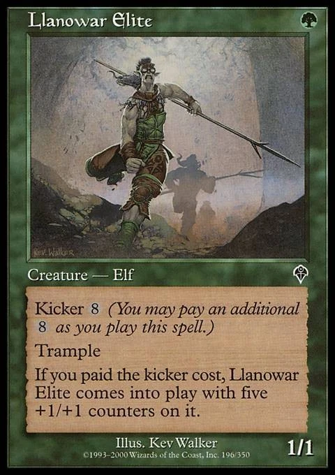Llanowar Elite - Invasion #196/350 MTG Magic The Gathering - Image 1 of 1