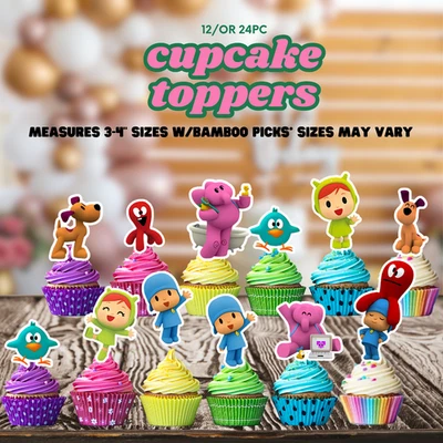 Pocoyo pato suministros fiesta cumpleaños favor centro de mesa decoración evento tema juguete Foto 1 de 4