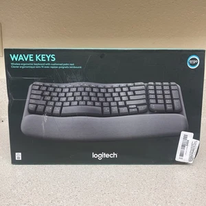 New - Wave Keys Wireless Ergonomic Keyboard - Picture 1 of 2