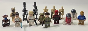 LEGO Star Wars Minifigures Lot of 15 R2-D2, Luke, C-3PO, Ewok, Droid Ig-88 Ig-11 - Picture 1 of 16